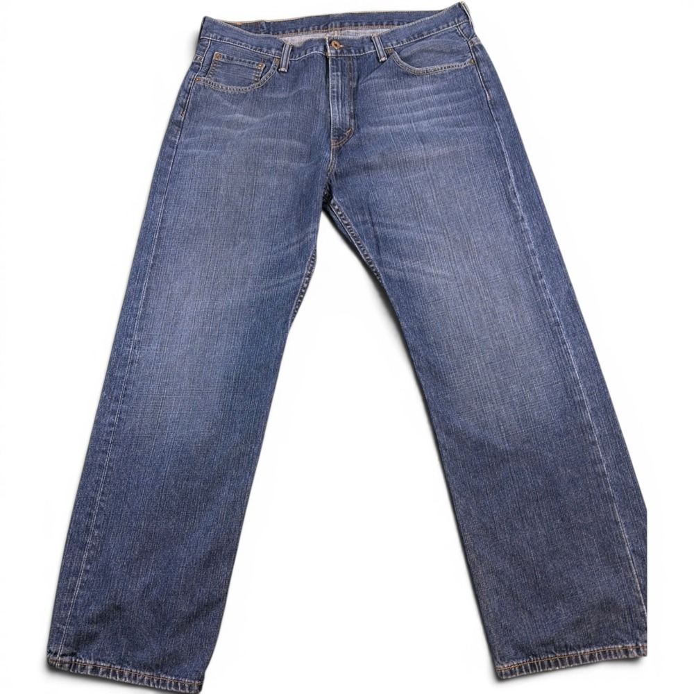 Levis 569 Loose Straight Leg Jeans Mens W36 L32 Blue Denim 00569-0041